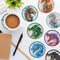 8-Piece Dragon 3D Diamond Coaster Kit with Holder – DIY Non-Slip Diamond Art for Adults, Christmas Gift